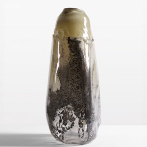 Flower Infused Glass Vessel: 06