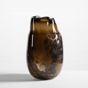 Flower Infused Glass Vessel: 07