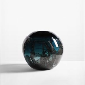 Flower Infused Glass Vessel: 08