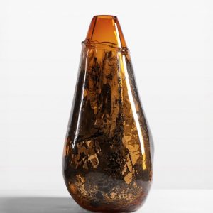 Flower Infused Glass Vessel: 09